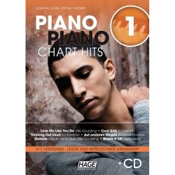 Hage - Piano Piano Chart Hits 1, Songbook + CD