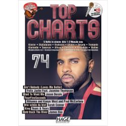 Hage - Top Charts 74, Songbook + Playback CD