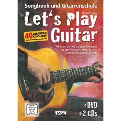Hage - Let's Play Guitar (+QR Codes (Video) +2 CD's) - Alexander Espinosa