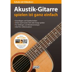 Hage - Akustik-Gitarre spielen ist ganz einfach (mit QR-Codes)