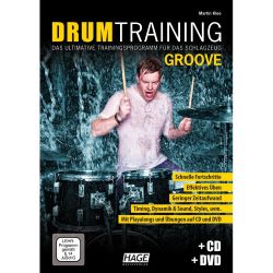 Hage - Drum Training Groove m. CD und DVD