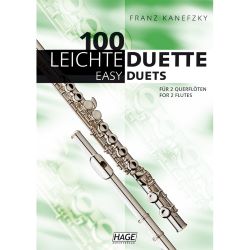 Hage - 100 leichte Duette für 2 Querflöten (Neuflagen)