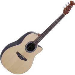 Ovation AB24A-4 Balladeer Mid Cutaway Natural