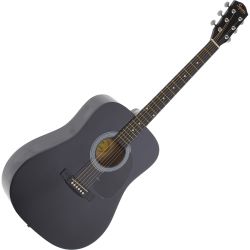 Fender Squier SA-105 Black Westerngitarre