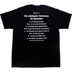 T-Shirt Antworten für Bassisten Gr. XXL
