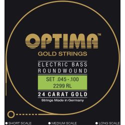 Optima 24K Gold Strings 2299 RL Bass-Saiten 045-100