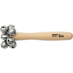 Rohema 61870 Schellenstab mit 6 Schellen 1 Glocke