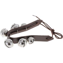 Rohema 61901 Schellenband zum Schnüren mit 6 Schellen Bodypercussion