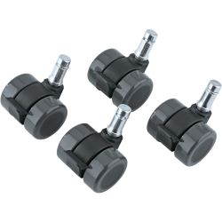 K&M 17510 Rollensatz für Guardian schwarz