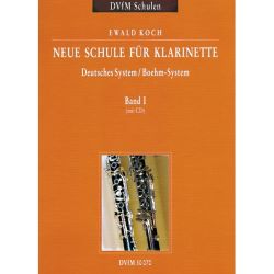 DVfM - Neue Schule für Klarinette Band 1 (+CD) - Ewald Koch