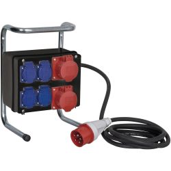 Showtec Powersplit 3 CEE 4x Schuko- 2x CEE16A