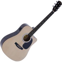 Fender Squier SA-105CE Natural Westerngitarre