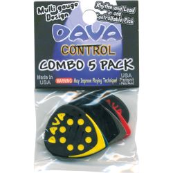 Dava Control Combo 5 Pack Plektrum (5 Stück)