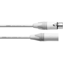Cordial XLR female Neutrik / XLR male Neutrik Weiß 10,0m
