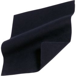 KORN Dekomolton schwarz 300cm breit, 1m, B1, 160 g/m²