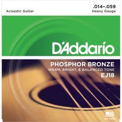 Daddario EJ18 Saitensatz Westerngitarre .014.059