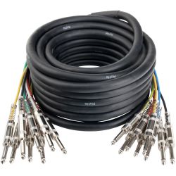 Pronomic Stage MJJ8-6 Multicore 8-fach Klinke, 10m