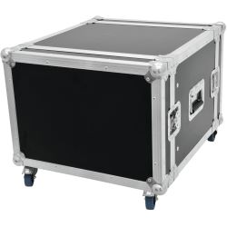 Rack Profi 8HE 45cm mit Rollen
