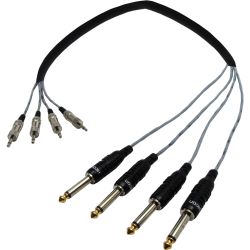 Exploding Shed 4-fach Multicore 6,3mm/3,5mm Mono 2,0m