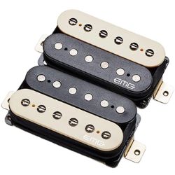 EMG Tonabnehmer Retro Active Super 77-F Set Zebra