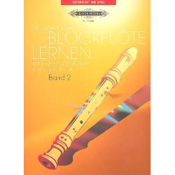 Edition Peters - Blockflöte lernen Band 2 - Christiane Fischer