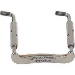 Gewa Kinnhalterschraube Violine 27 mm blank poliert