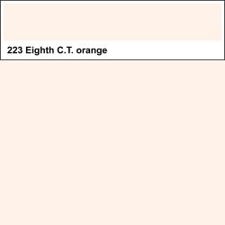 Lee Farbfolie 223 Eight C.T. Orange Rolle 762cm x 122cm