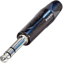 NEUTRIK Klinkenstecker stereo 6,3mm schwarz NP 3 X-Bag
