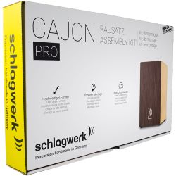 Schlagwerk CBA3SW Cajon Schnellbausatz Pro Wenge Large