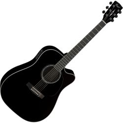 Cort MR 710F BK Black Gloss Westerngitarre