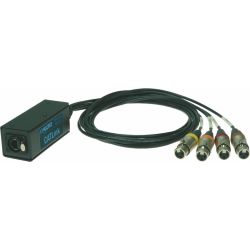 Klotz CLAES3PIP CATLink etherCON / 4x XLR 3-pol. female 1,5 m