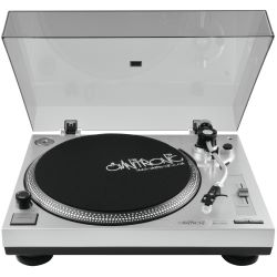 OMNITRONIC BD-1350 silber Plattenspieler