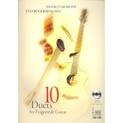 Acoustic Music Books - 10 Duets for Fingerstyle Guitar (+CD)