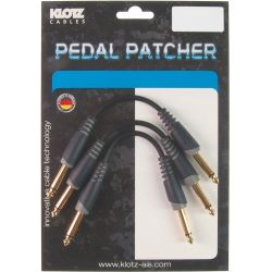 Klotz Klinke Patchkabel 0,9 m 3er Pack