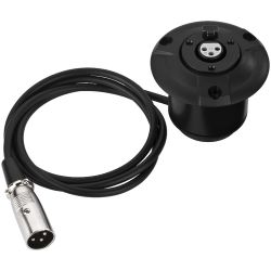 Monacor XLR-703JSM Schockabsorbierende Halterung mit XLR-Buchse