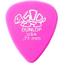 Dunlop Delrin 500 Standard 0,71 hell rosa (12 Stück)