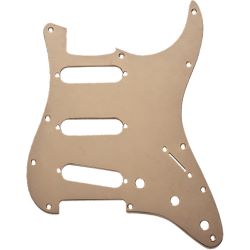 Fender Pickguard Strat S/S/S 11-Hole Anodized Gold