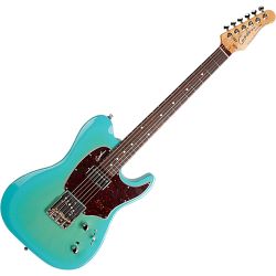 Godin Session Custom T 59 Limited Coral Blue HG RN E-Gitarre