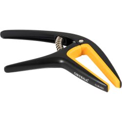 Ortega TWCAPO-SBK Twin Kapodaster flach und gewölbt Satin Black