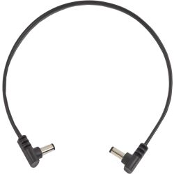 Rockboard Power Supply Cable Black 0,3m gewinkelt/gewinkelt