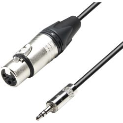 Adam Hall K5 MYF 0150 XLR female / 3,5mm Klinke stereo 1,5m