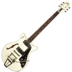 Duesenberg Fullerton TV Vintage White E-Gitarre inkl. Koffer