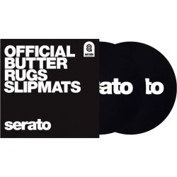 Serato Butter Rug Slipmats 7 Zoll schwarz