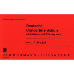 Zimmermann - Deutsche Concertina-Schule nach Noten- und Ziffernsystem