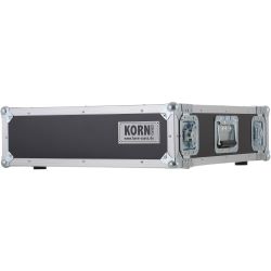 KORN Case 19 Zoll 3HE / 45cm tief phenol braun Casebau