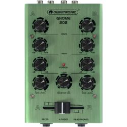 OMNITRONIC GNOME-202 Mini-Mixer grün