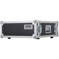KORN Case 19 Zoll 4HE / 45cm tief phenol braun Casebau