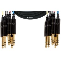 Cordial 8x 6,3mm Klinke stereo / 8x 6,3mm Klinke stereo 3m CML 8-0 VV 3 C