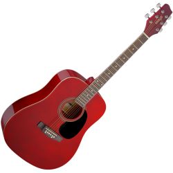 STAGG SA20D-RED Westerngitarre
