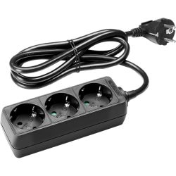 Adam Hall 8747 Steckdosenleiste 3fach 3m Kabel